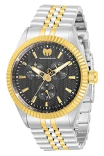 TechnoMarine Unisex TM-719003 Sea Dream Two-Tone 42 mm Charcoal Dial