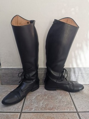 Equi Comfort Leder lange Reitstiefel, Damen UK8, Tall Rider, Medium Fit