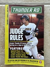 AARON JUDGE TRENTON THUNDER PROGRAM VOLUME 2 ISSUE 4 JULY 2017 YANKEES