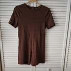 NWOT Shein Curve Shorts Romper Womens brown size OXL — photo 1
