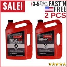 5 Quarts Automatic Transmission Fluid MOTORCRAFT Mercon ULV XT125QULV - 2 PACK