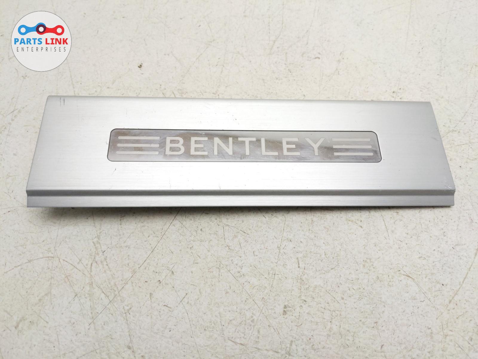 2016-20 BENTLEY BENTAYGA REAR LEFT DOOR SCUFF PLATE STEP SILL TRIM COVER INSERT