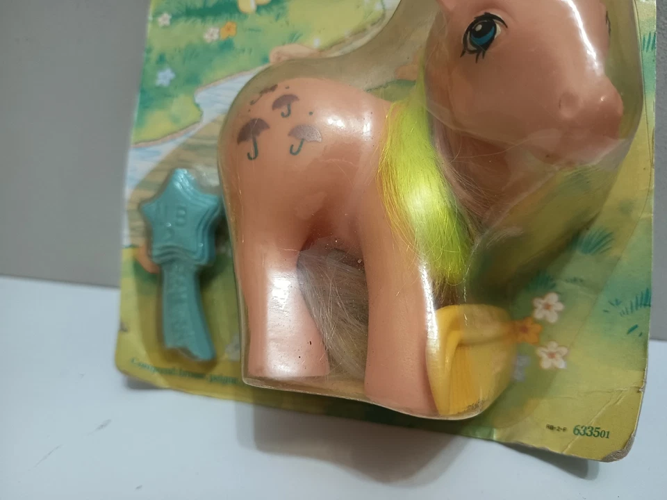 My Little Pony MOC italian PARASOL ITALY French card Petit Poney Kleines Mini - Photo 2/4