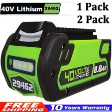 40V 8Ah 10.0AH For Greenworks G-MAX Li-ion Battery 29472 29462 29252 20202