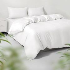 Cooling Duvet Cover Set King/Cal King for Hot Sleepers  100 Viscose Derived