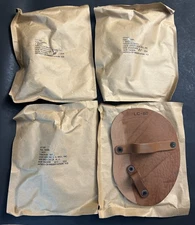 4 ORIGINAL Korean/Vietnam War US Army Signal Corps WIRE HANDLER Leather Hand Pad