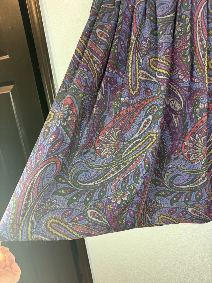 Falda vintage casi nueva para mujer 10 lana cachemira plisada midi hecha en EE. UU. 80 años 90 Foto 2 de 4