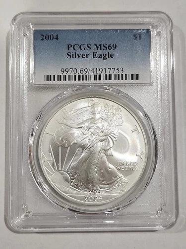 2004 American Silver Eagle PCGS MS69