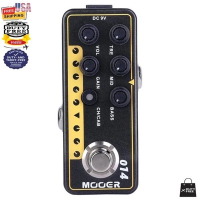 Mooer  Micro Preamp 014 Pedal Taxidea Taxus  Modeled after Suhr   Badger