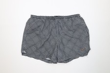 Vtg 90s Nike Mens Medium Travis Scott Mini Swoosh Lined Running Shorts Trippy