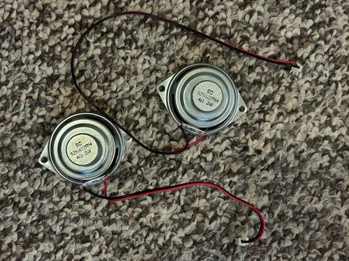 Pair of 3W 4 Ohm Small Round Speakers