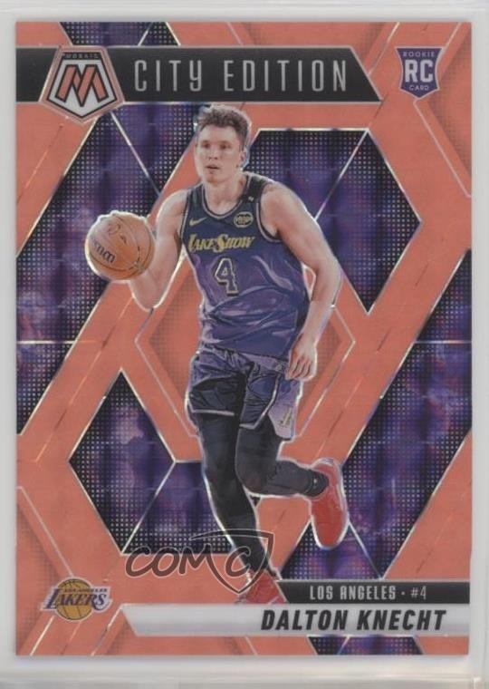 2024 Mosaic City Edition Fluorescent Red Prizm 7/75 Dalton Knecht Rookie RC 0l1