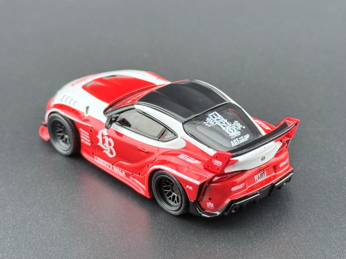 Mini GT LB WORKS Toyota GR Supra – Red/White #1103 1/64 | eBay