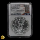 2021 P  $1 1oz Silver Eagle Star NGC MS69 Heraldic Eagle Emergency Release-E465