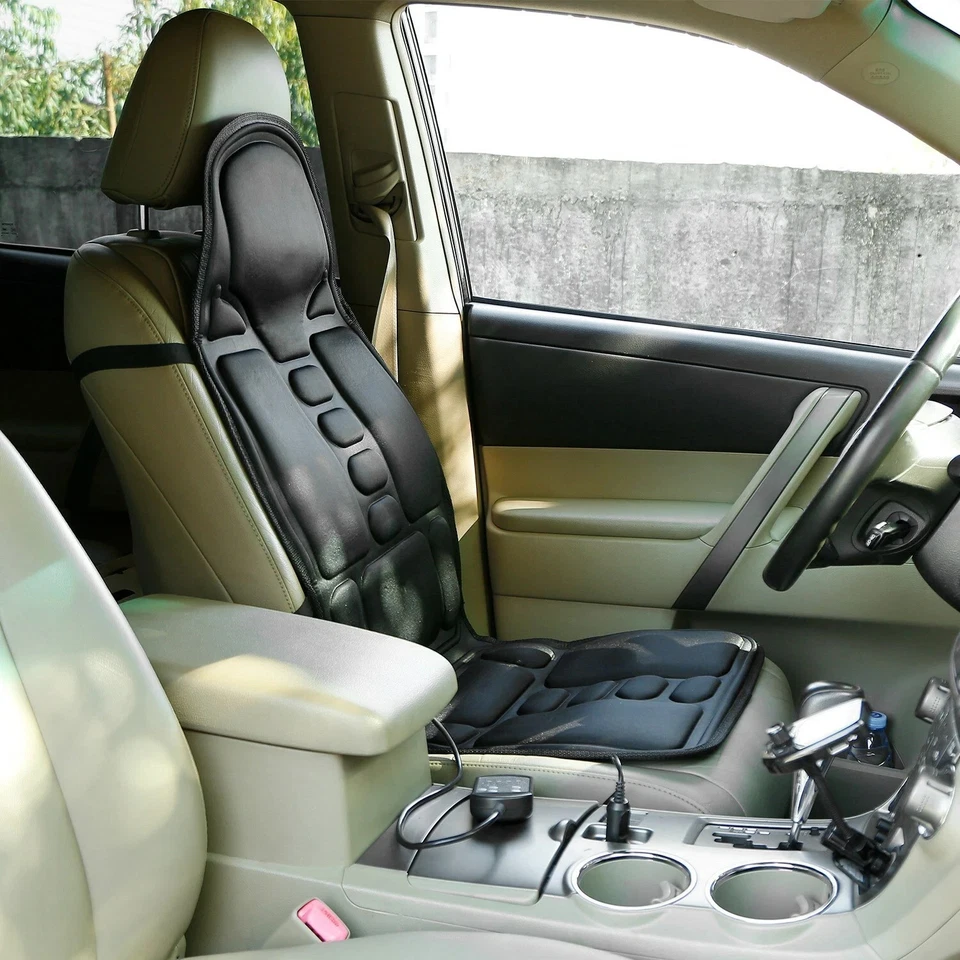 Back Massage Mat w/Remote, 8 Modes,7 Nodes - Car/Office/Home, Elastic Strap - Image 4 of 4