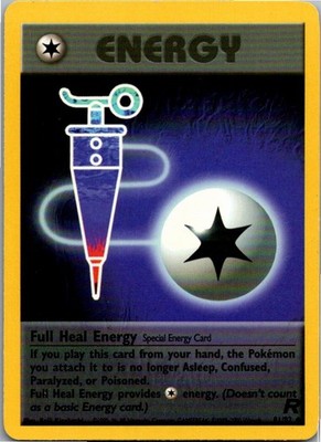 Pokémon Full Heal Energy 81/82 Team Rocket 1995 Englisch