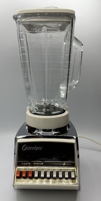 Vintage OSTERIZER Galaxie PULSE-MATIC 10 Blender Chrome 1960-70