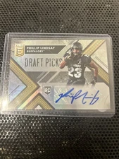F162,312  2018 Elite Draft Picks Draft Picks Autographs #141 Phillip Lindsay