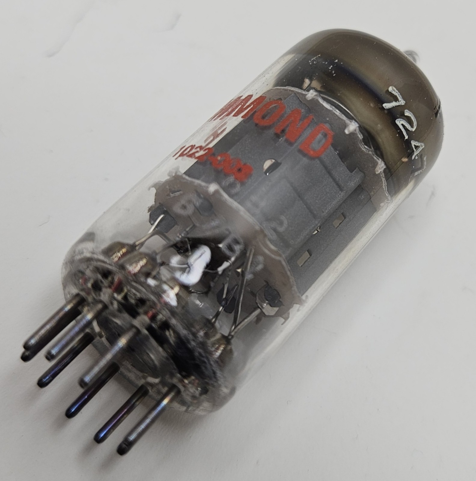 Vintage 1967 Mullard 12DW7 7247 Tube *TESTS VERY STRONG* Blackburn