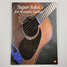 Super Solos for Acoustic Guitar by Conway Editions Song Book Sheet Music
