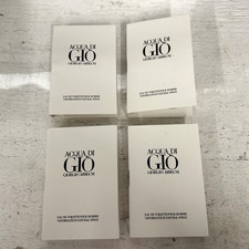 Lot of 4 Giorgio Armani ACQUA DI GIO Men's Sample Spray Vial 2ml-0.06 fl oz EDT