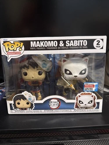 Funko Pop Makomo & Sabito 2-Pack - Demon Slayer 2023 NYCC Exclusive