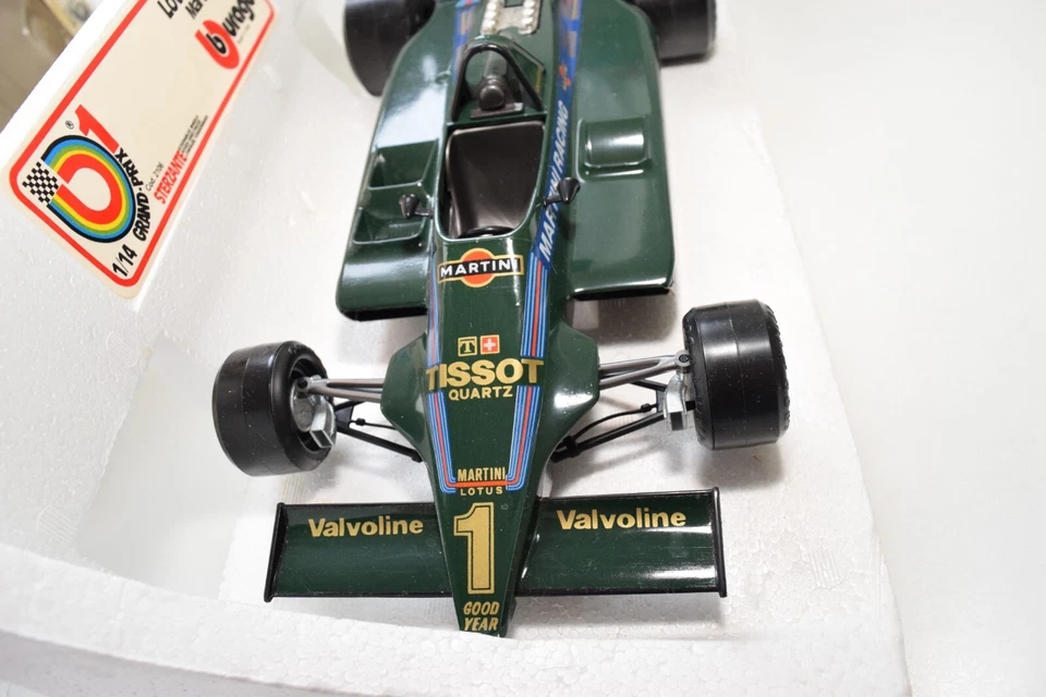 A61 1:14 BBURAGO BURAGO 2105 LOTUS MK4/79 FORMULA 1 RACING CAR MARTINI TISSOT MB - Immagine 4 di 4