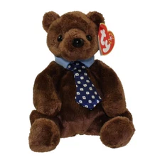 TY Beanie Baby - HERO the Father's Day Bear (7 inch) - MWMTs Stuffed Animal Toy