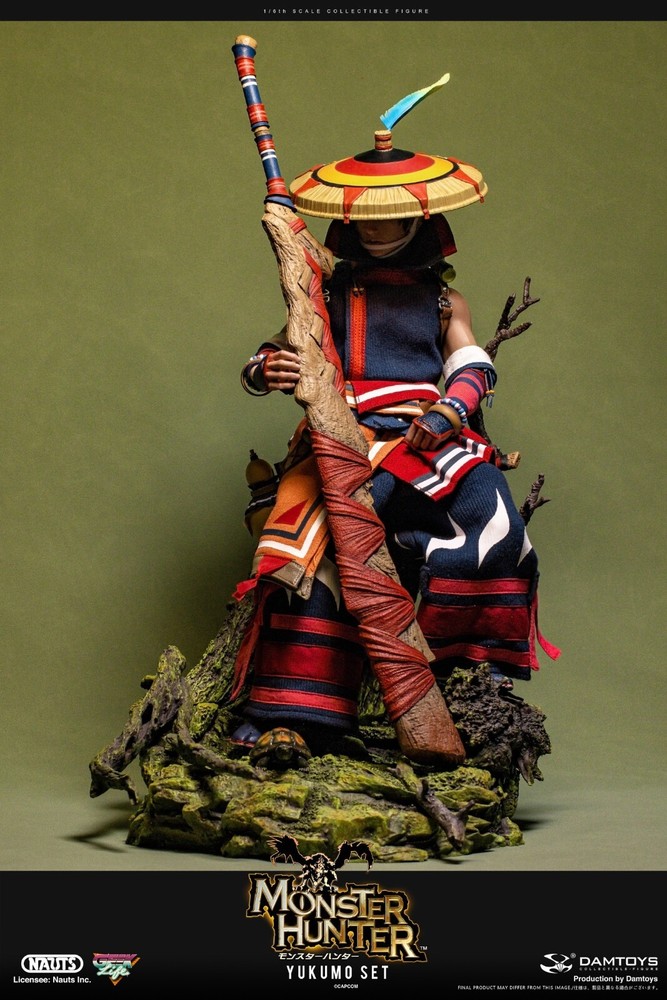 DAMTOYS DMS040 モンスターハンター 1/6 ユクモノセット剣士 New DAMTOYS DMS040S 1/6 MonsterHunter Yukumo Set Figure Deluxe