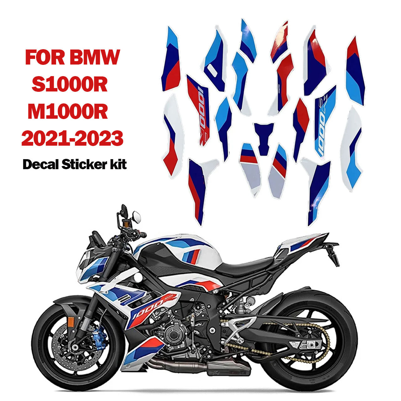FOR BMW S1000R M1000R 2021-2023 Motorcycle Sticker Body Fairing