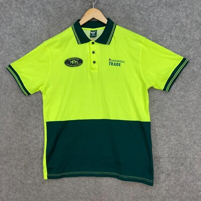 #ad NEW Bunnings Mens Shirt Size L Large Polo Macarthur Building Solutions 12625 AU $29.95