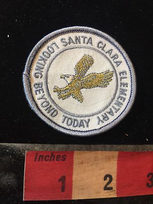 Vtg Miami Florida School Patch SANTA CLARA ELEMENTARY C77K