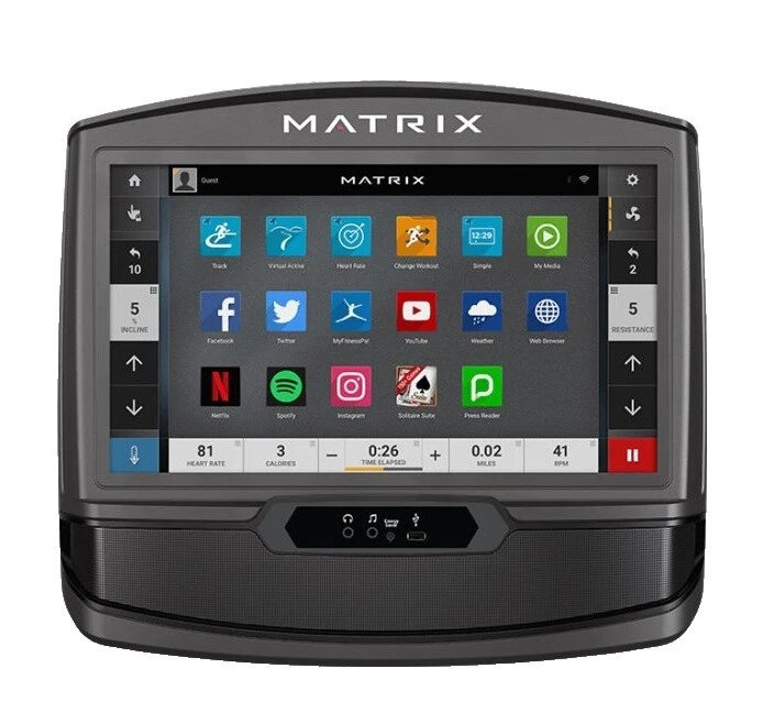 Matrix consolas de equipos de entrenamiento cardiovascular