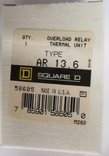 Square D AR 13.6 Overload Relay Thermal Unit