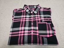 Chubbies Plaid Flannel Button-up Long Sleeve Shirt SZ Large