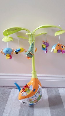 vtech sing and soothe musical baby cot mobile
