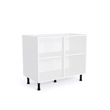White Flat Pack Kitchen Units-Base-Wall Cabinet -18mm cabinet Back