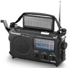 Kaito Voyager KA500 5-Way Emergency AM/FM/SW Weather Alert Radio - Black