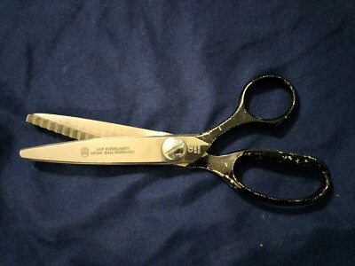 Vintage 7.5'' Robuso Solingen Pinking Sewing Tailoring Shears Scissors Germany