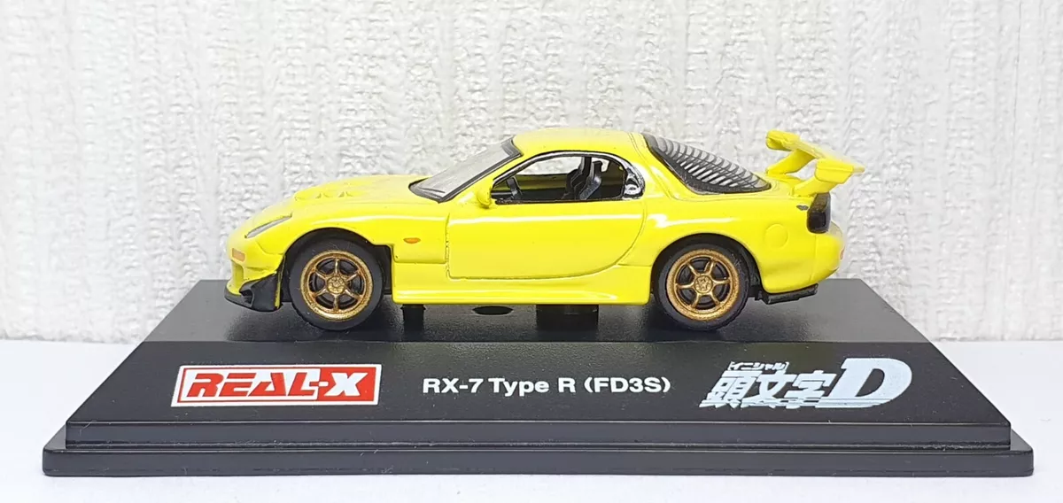 1/72 Real-X Initial D MAZDA RX-7 FD3S Project D RE AMEMIYA diecast car model