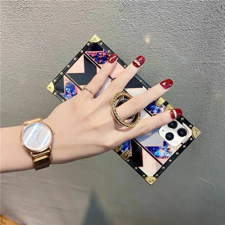 For Samsung Galaxy S23 Ultra S22 S21 A54 Diamond Marble Stand Holder Case Cover - Image 4 of 4