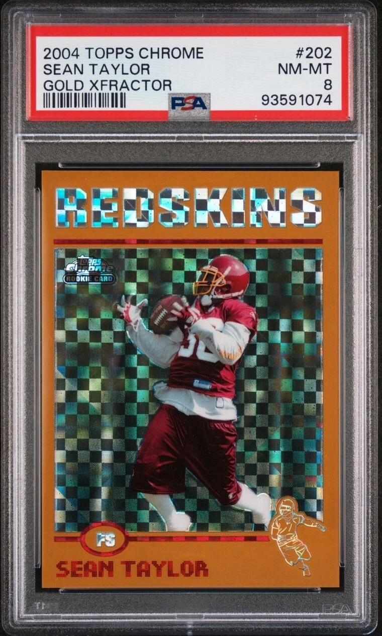 Sean Taylor Topps Chrome #202 Gold Xfractor