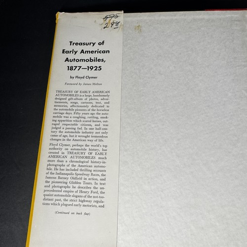 Treasury of Early American Automobiles 1877-1925 by Floyd Clymer Hardcover Book - Picture 5 of 11