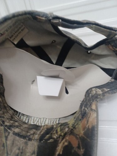 Vintage Mossy Oak Team NWTF Outdoor Cap Hat Camo Hunting Gear Wild Turkey - Picture 9 of 9