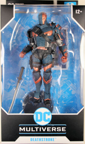 DC Multiverse Gaming ~ 7-INCH DEATHSTROKE (ARKHAM KNIGHT) ~ McFarlane Toys - Picture 1 of 5