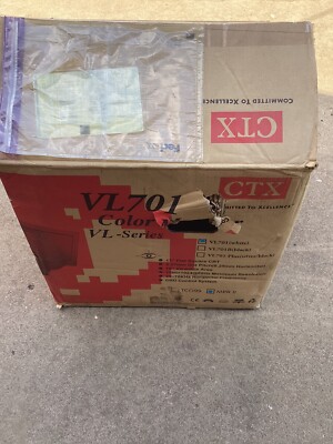 CTX VL701 COLOR COMPUTER MONITOR 17  WHITE NEW OPEN BOX