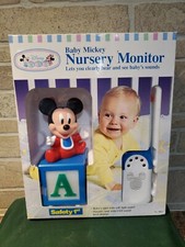 NEW Disney Baby Mickey Nursery Monitor Sealed Nite light Monitor 1994 Vtg