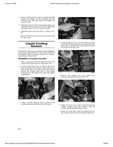 Manual de servicio Arctic Cat T660 | 2005 | Touring Bearcat 4 tiempos | USB y enlace - Imagen 3 de 11