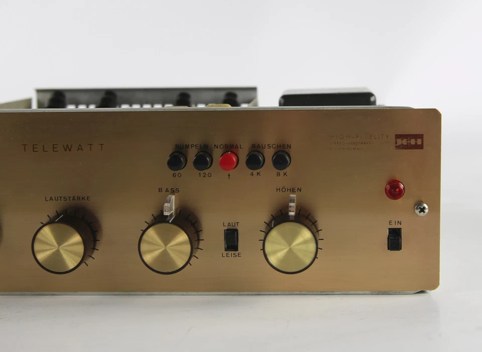 Amplifier Röhrenverstärker Stereo Verstärker VS-71 Telewatt K+H Klein+Hummel - Bild 3 von 4