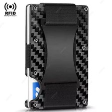 The Ridge Style Titanium Wallet with Money Clip or Cash Strap - RFID Blocking
